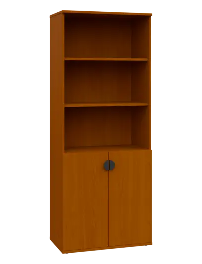 TN 5 - 7DN kancelářská skříň, 2-dveřová/nika, 1822x720x400, třešeň šumavská